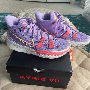 In demand, Highly Sought  After Kyrie 7 Basketball Sneakers in rare Size 5.5Y/7W